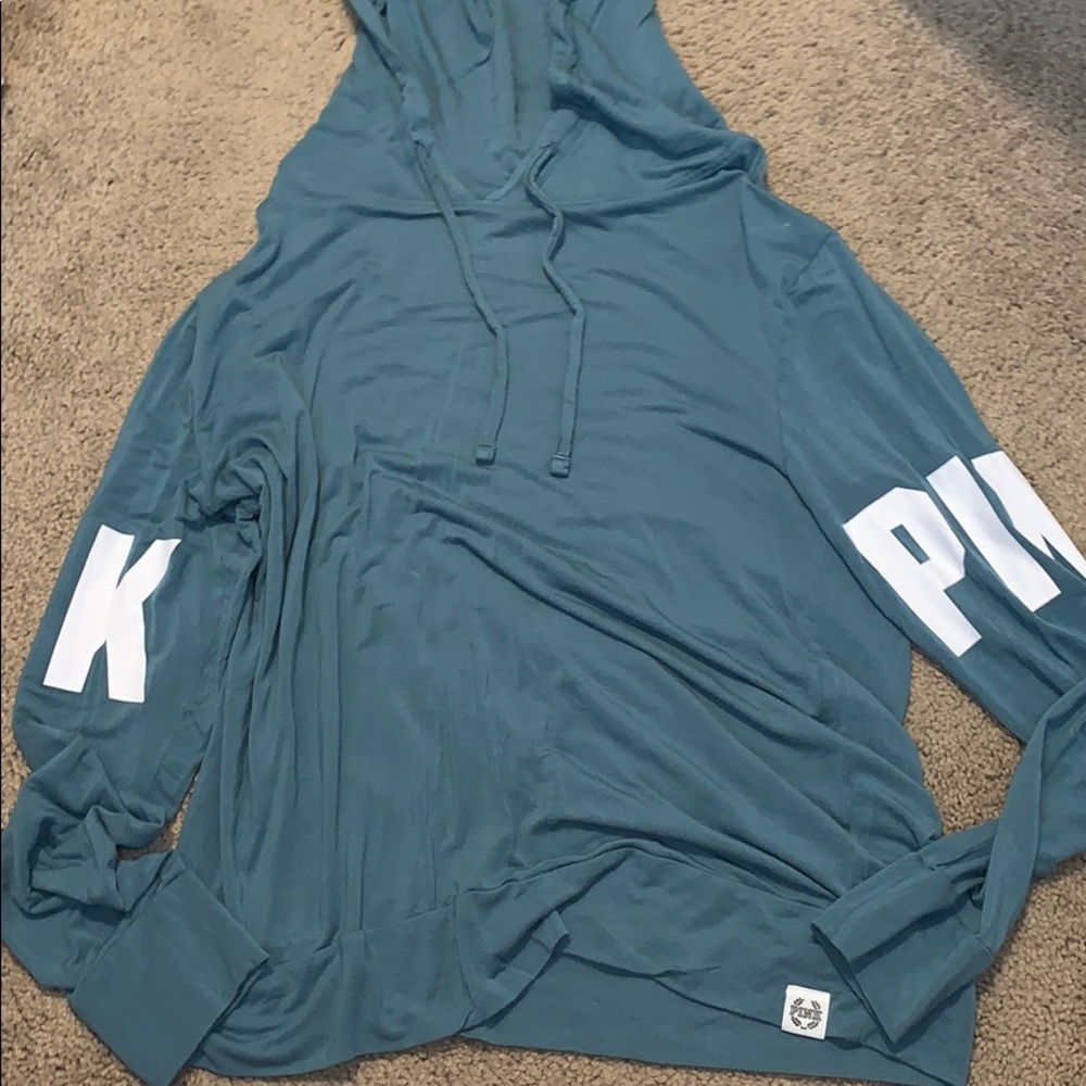 Pink hoodie